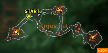 封印戦記 バトルチャレンジ「セレス平原奪還戦」 マップ