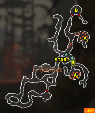 封印戦記 バトルチャレンジ「大森林救援戦」 マップ