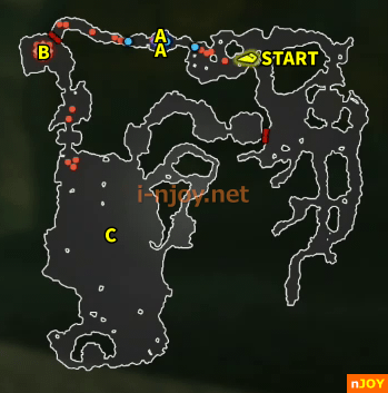 封印戦記 バトルチャレンジ「砂漠に閃く剣」 マップ