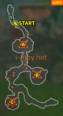 封印戦記 バトルチャレンジ「ハテール地方解放戦」 マップ