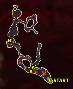 封印戦記 バトルチャレンジ「危険種討伐 中央ハイラル」 マップ