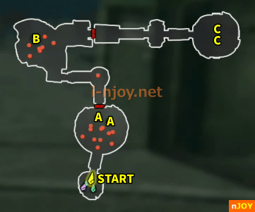 封印戦記 バトルチャレンジ「危険種討伐 空島」 マップ