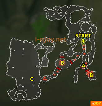 封印戦記 バトルチャレンジ「信念を貫く影」 マップ