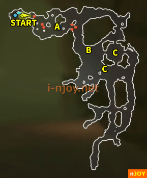 封印戦記 バトルチャレンジ「食いしん坊のゴロン族」 マップ