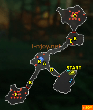 封印戦記 バトルチャレンジ「はぐれ者の矜持」 マップ