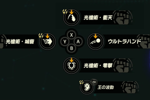 『ゼルダ無双 封印戦記』 特殊アクションに登録