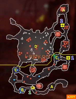 封印戦記 シナリオ「吹き荒ぶ暴風」 マップ