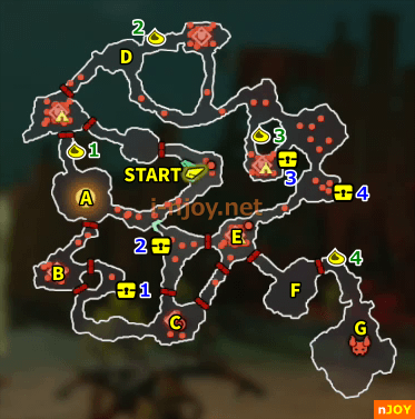 封印戦記 シナリオ「反撃の策」 マップ