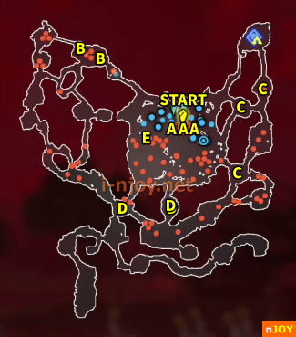 封印戦記 シナリオ「ハイラル平原の戦い」 マップ