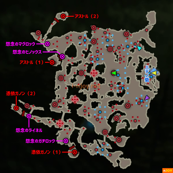 バトルチャレンジ「決戦！ハテノ砦」 マップ