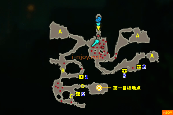 勇気の泉護衛戦 マップ（シナリオ前半）